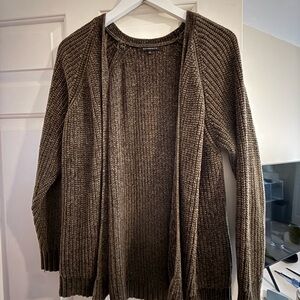 Staccato Dark Olive Green Ribbed Sweater